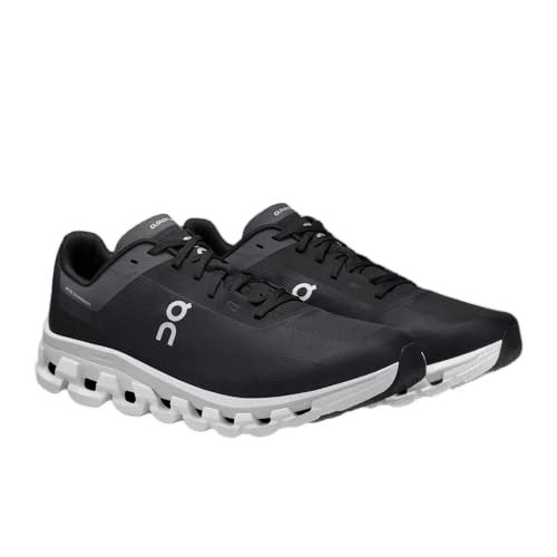 On Cloudflow 4 Women's - Color Black White - Size 9