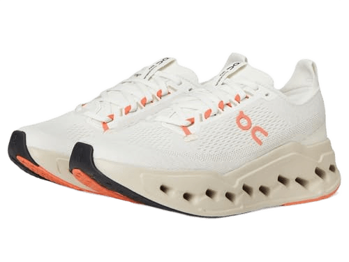 On Womens Cloudsurfer Max Ivory/Salmon 8.5 M